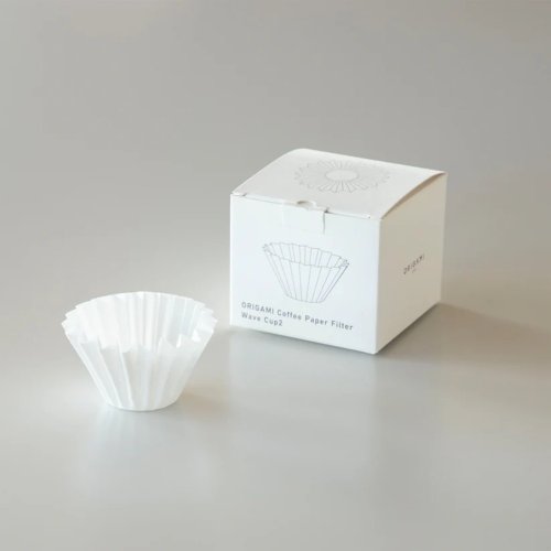 日本 ORIGAMI 摺紙濾杯 蛋糕咖啡濾紙50枚/兩種尺寸可選/波浪濾紙/手沖咖啡器材