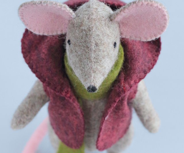 デジタル】PDF フェルトねずみ人形の型紙 - ショップ