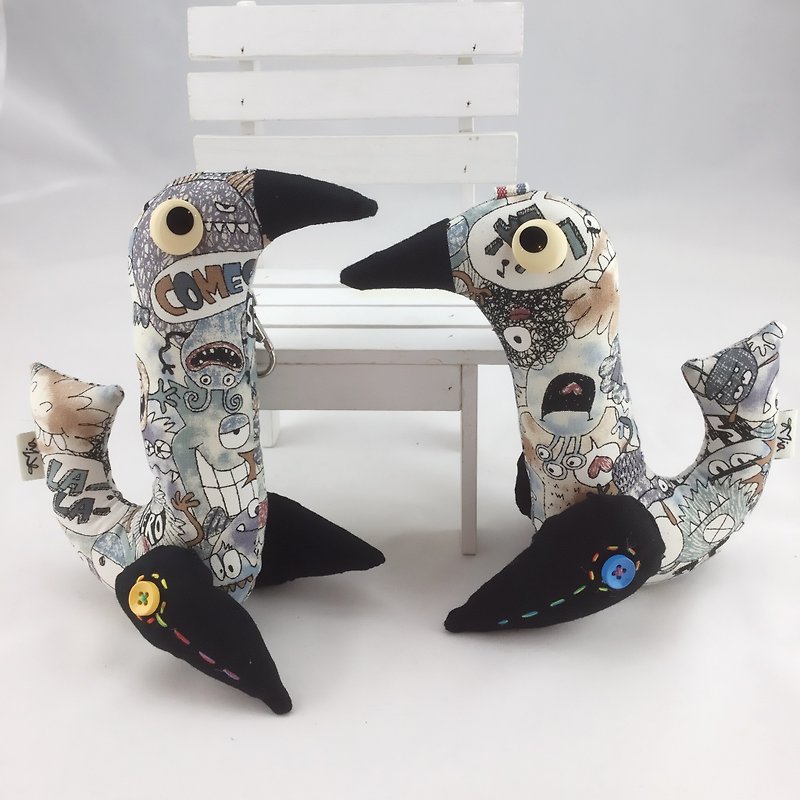 Smiling cute bird pendant/decoration (Quantity: 1) - Other - Cotton & Hemp 