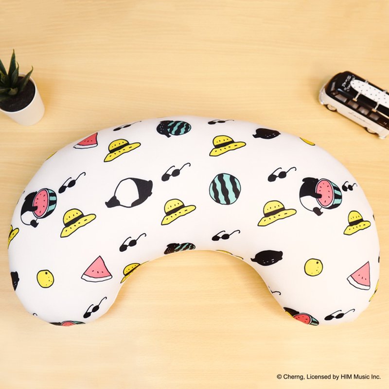 Yandalai Tapir Cool Feeling Pea Pillow - หมอน - เส้นใยสังเคราะห์ ขาว