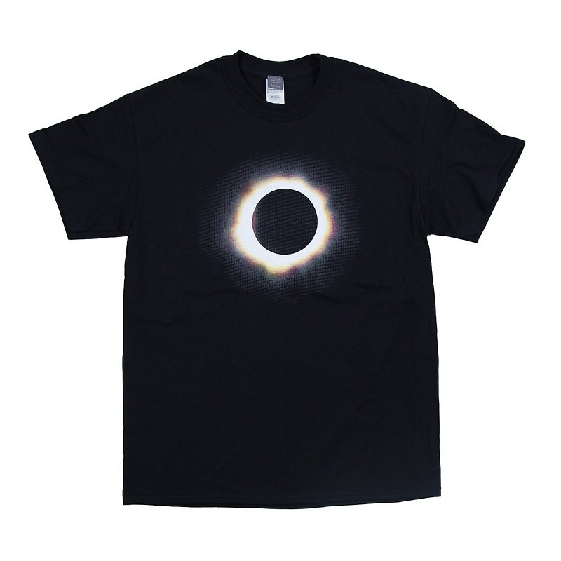 Realistic print. Eclipse T-shirt Unisex S ~ XXL size Tcollector - Unisex Hoodies & T-Shirts - Cotton & Hemp Black