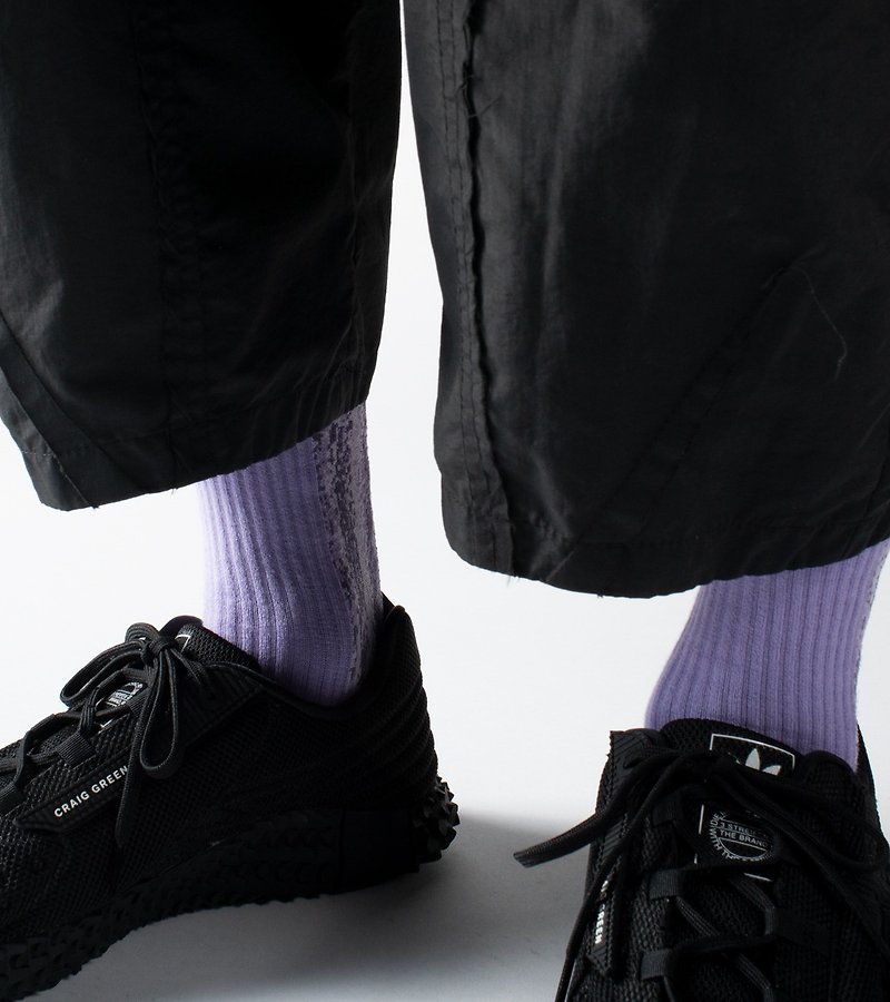 Blue Rock - LANDING W Midcalf Socks - Socks - Cotton & Hemp Purple
