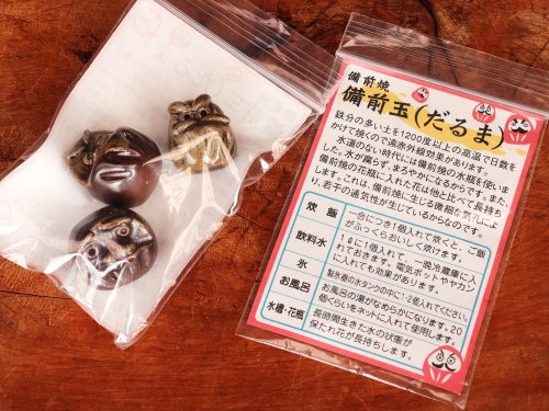 最新入荷 備前玉(だるま)3個入り Pinkoi - その他 宗兵衛窯 ショップ - i-099 工芸品