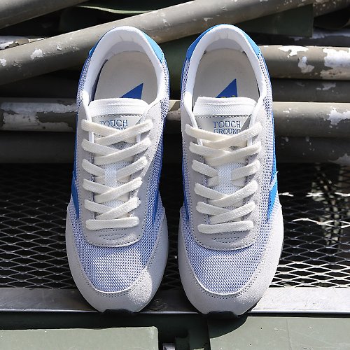 Touch Ground TOUCH GROUND 韓國復古運動鞋 Vintage Running OG GRAY BLUE