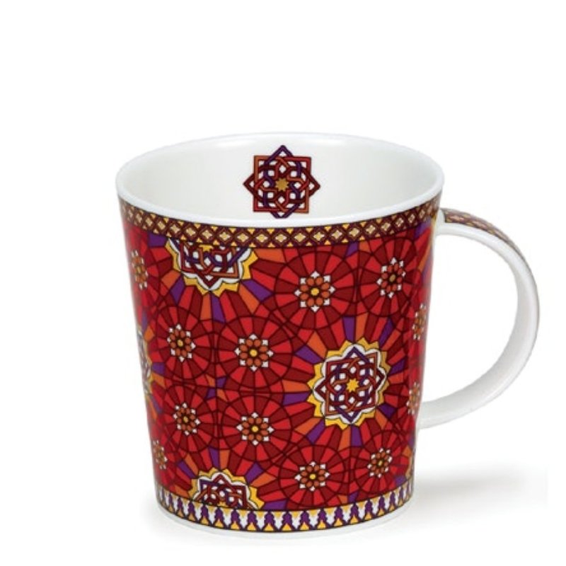 ペルシャの叙情的なマグカップ - 同心円の結び目 - マグカップ - 磁器 