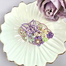 氷のお花とスワロフスキーのヘアクリップ - ショップ Kirarito