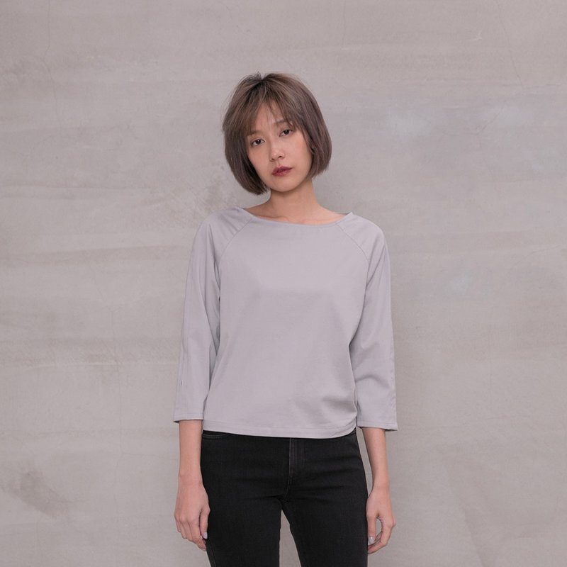 個性宣言 拉克蘭袖上衣 Statement Lakeland Sleeves Top - 女上衣/長袖上衣 - 棉．麻 多色