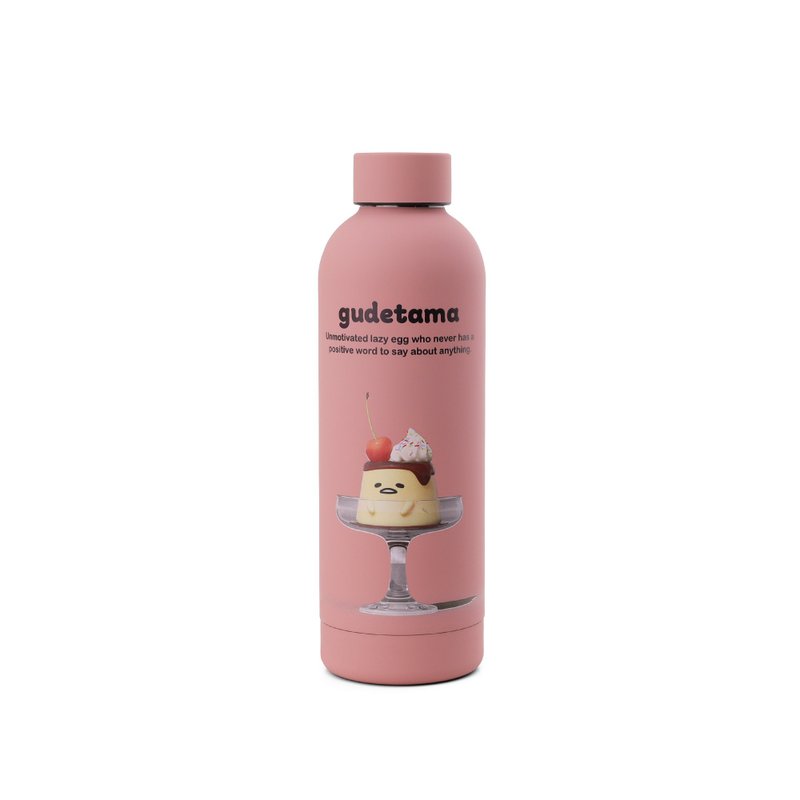 冷熱保溫瓶 隨行杯-蛋黃哥-布丁 (500ml) - 保溫瓶/保溫杯 - 其他材質 