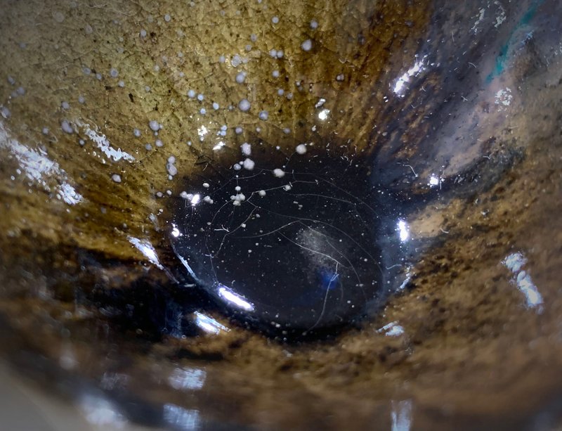 Starry Night - Wood-fired small tea cup - แก้ว - ดินเผา 