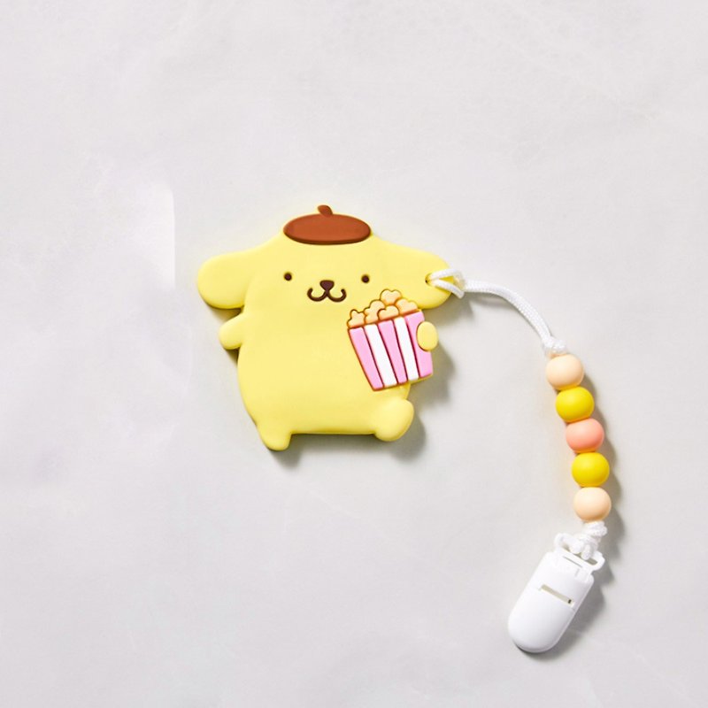 Limited Edition/ Pudding Dog Tooth Fixer Handmade Pacifier Chain Gift Box/ Food Grade Silicone - ของขวัญวันครบรอบ - วัสดุอื่นๆ 