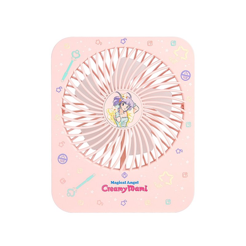 Creamy Mami Ultra-thin Desktop Cooling Fan – Pink - พัดลม - พลาสติก สึชมพู