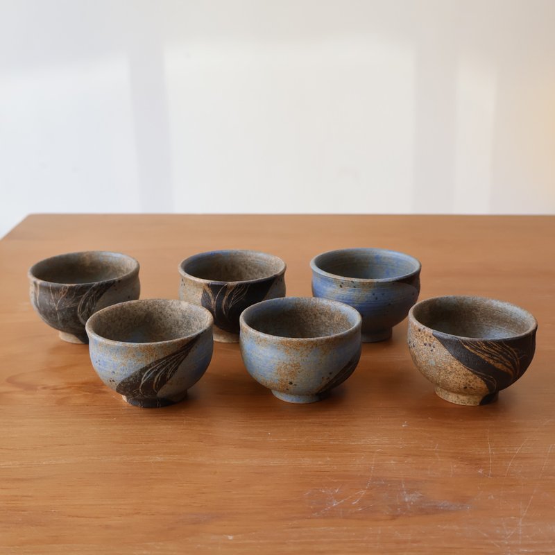 暗流 茶杯 - 茶壺/茶杯/茶具 - 陶 藍色