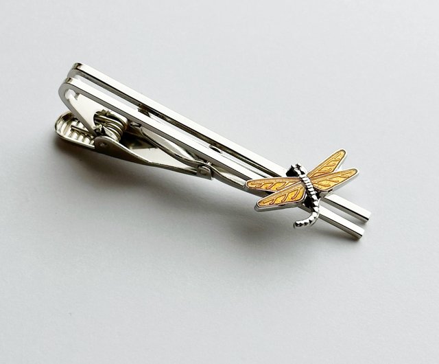 とんぼ 【Orange】七宝焼のネクタイピン 丹銅メタル七宝 - ショップ