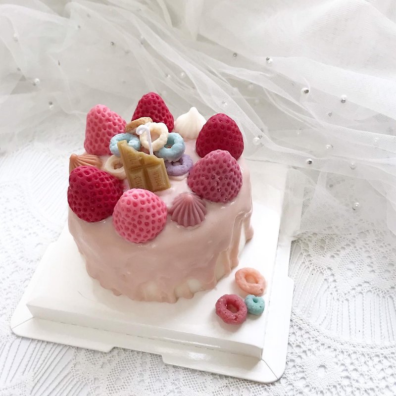 【Handmade】Cake dessert decoration candle - Other - Wax 