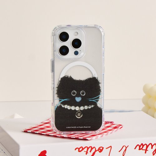 TOYSELECT PARIS PETS ELLIE黑貓貓抗黃防摔MagSafe iPhone手機殼