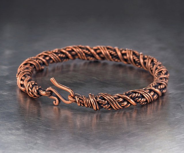 May 7  Square Woven Copper Wire Bracelet  Iowa City IA Patch