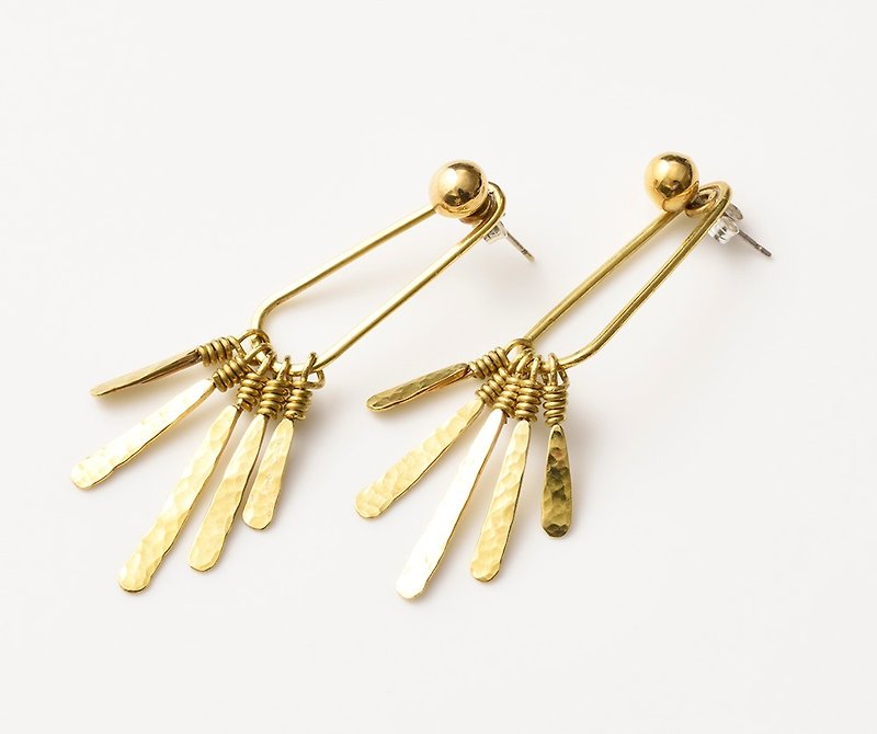 CP133 - Earrings & Clip-ons - Other Metals Gold