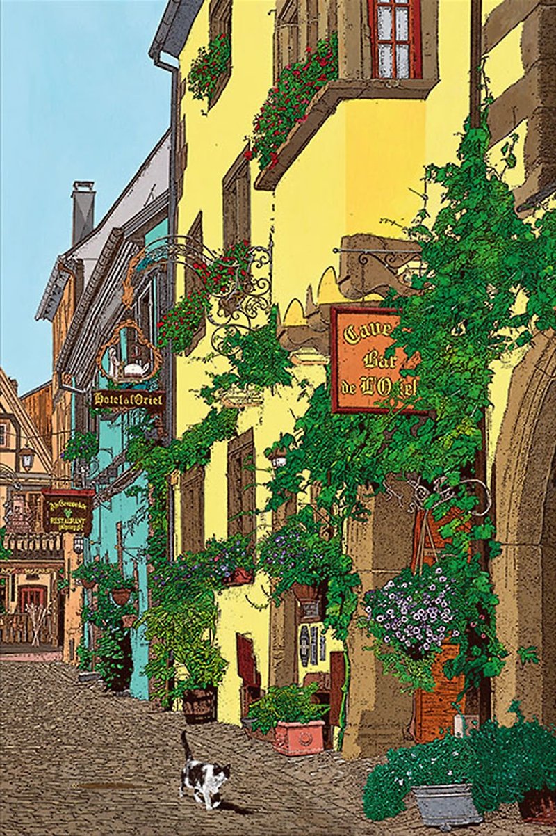 1000-piece puzzle-Alsace in the sun - Puzzles - Paper 