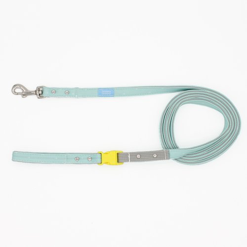 小步飛行犬貓日用良品 SHAPU La 120cm輕量牽繩-綠十字