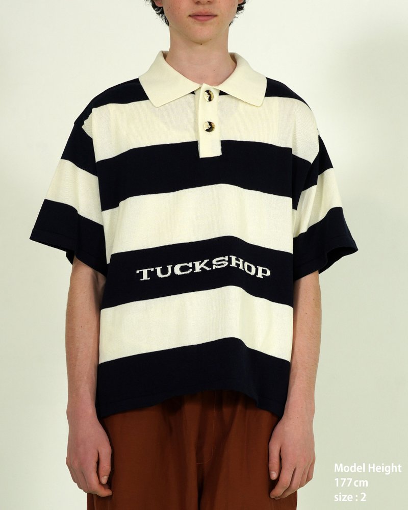 KNIT SHIRT　ニットシャツ - 女毛衣/針織衫 - 棉．麻 黑色