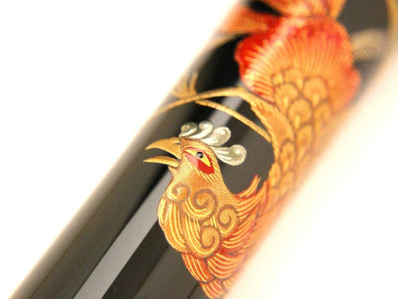 AGJ Original Maki-e Fountain pen Sailor Phoenix Hoh-Oh King of Pen KOP #74 - Other - Other Materials Gold