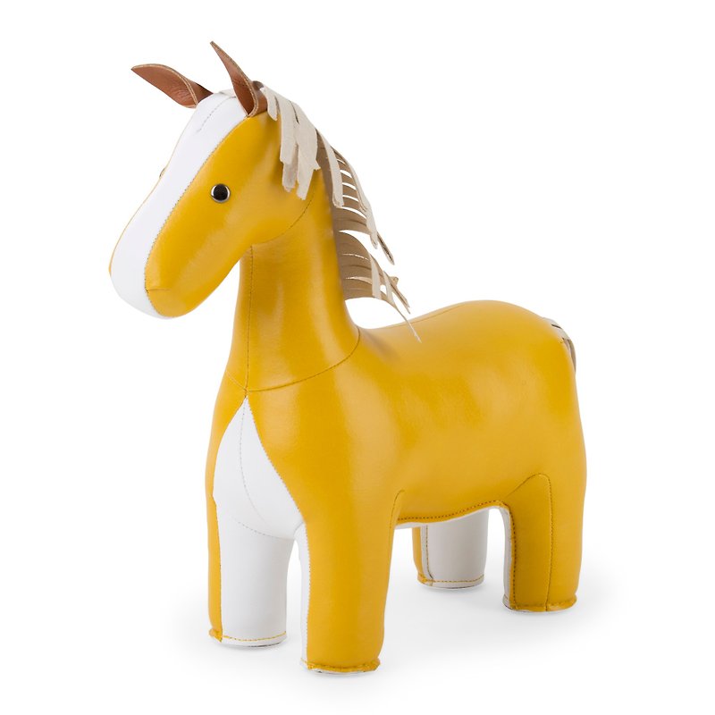 Zuny - Horse - Bookend - Items for Display - Faux Leather Multicolor