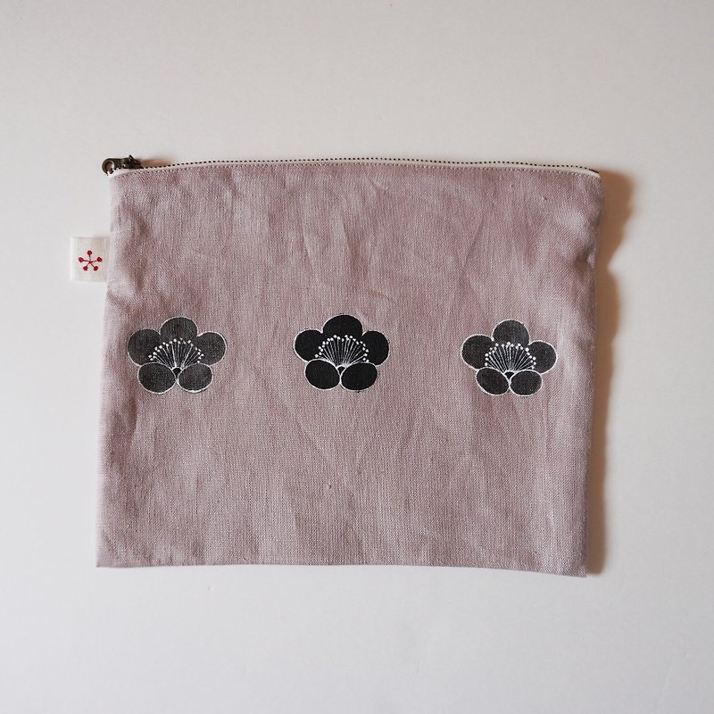 Pouch large dull pink scented plum - Toiletry Bags & Pouches - Cotton & Hemp Pink