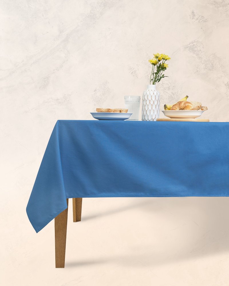Han&Co. Table Cloth – Beige Sapphire | Beige Sapphire 桌布 - 餐桌/書桌 - 棉．麻 藍色