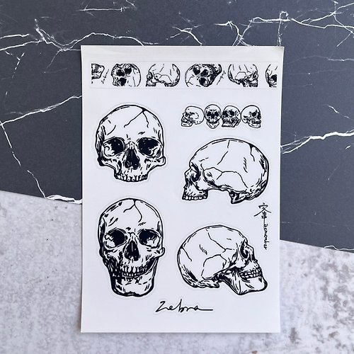 客串Iremember 透明圖鑑貼紙-人體骨骼系列