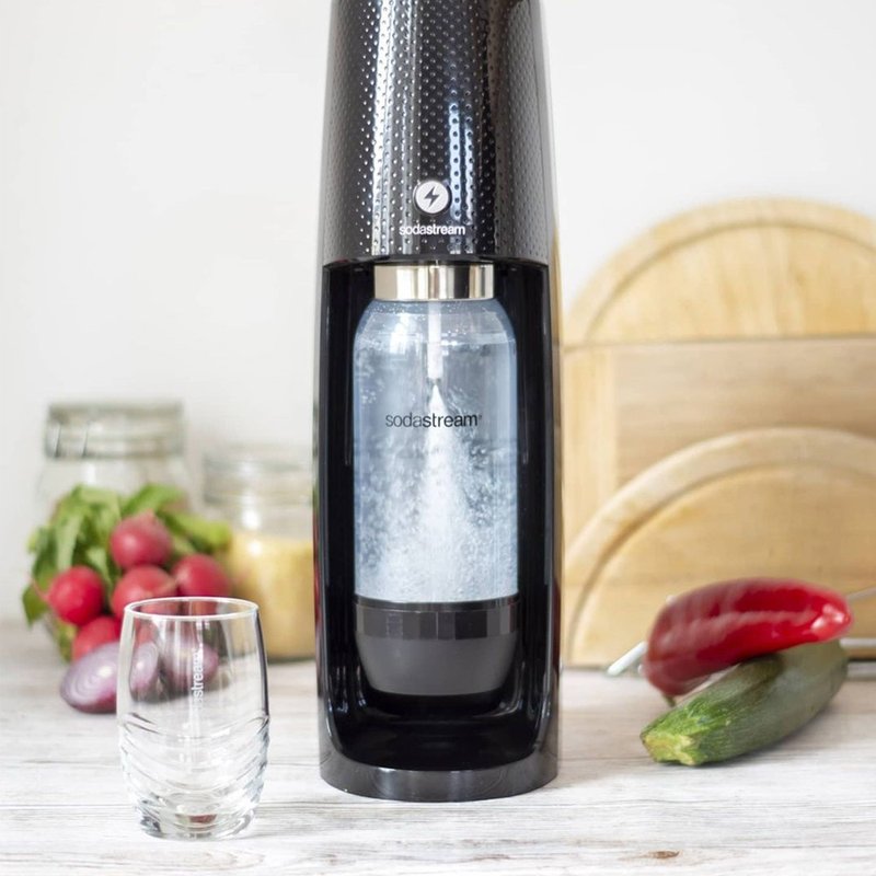 British SodaStream metal special water bottle 1L/1pc - กระติกน้ำ - พลาสติก สีเงิน