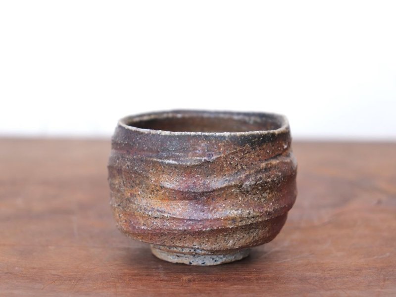 備前焼 ぐい呑み　gi-044 - 酒杯/酒器 - 陶 咖啡色