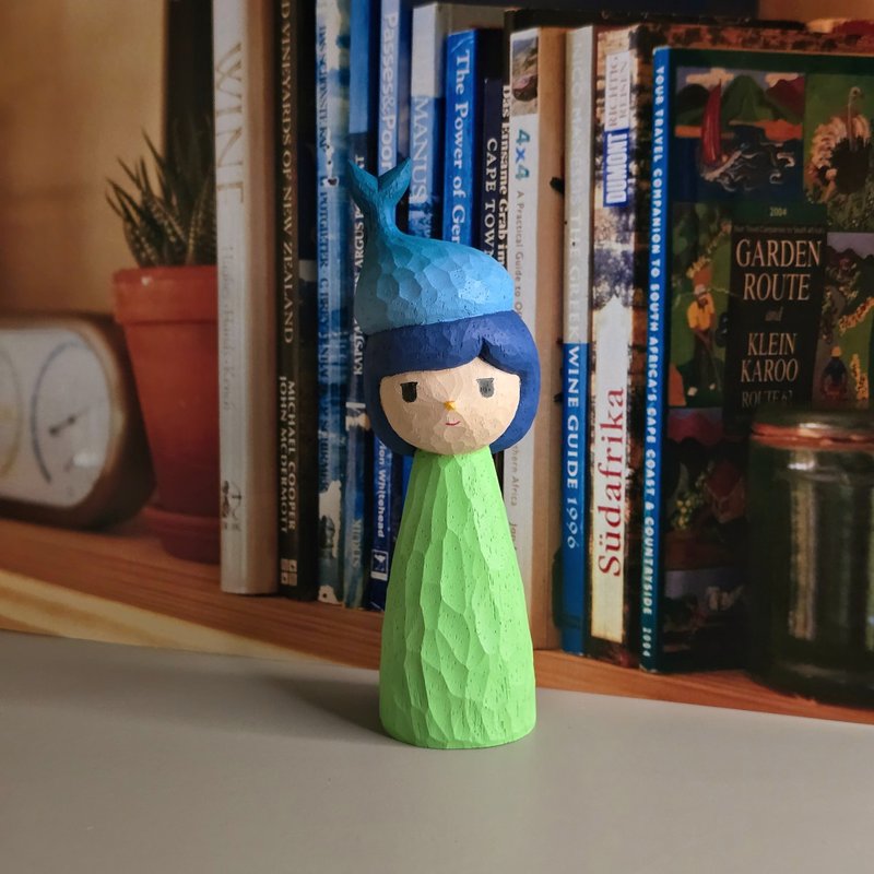 雙魚座 木雕(現貨) - 公仔/玩偶 - 木頭 多色