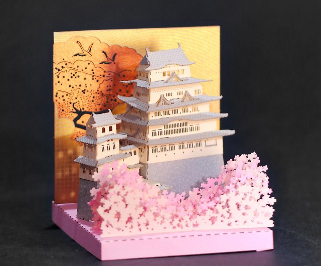 姫路城- FingerART紙雕紙藝術模型(SJ-5123) 日本文化系列- 設計館 