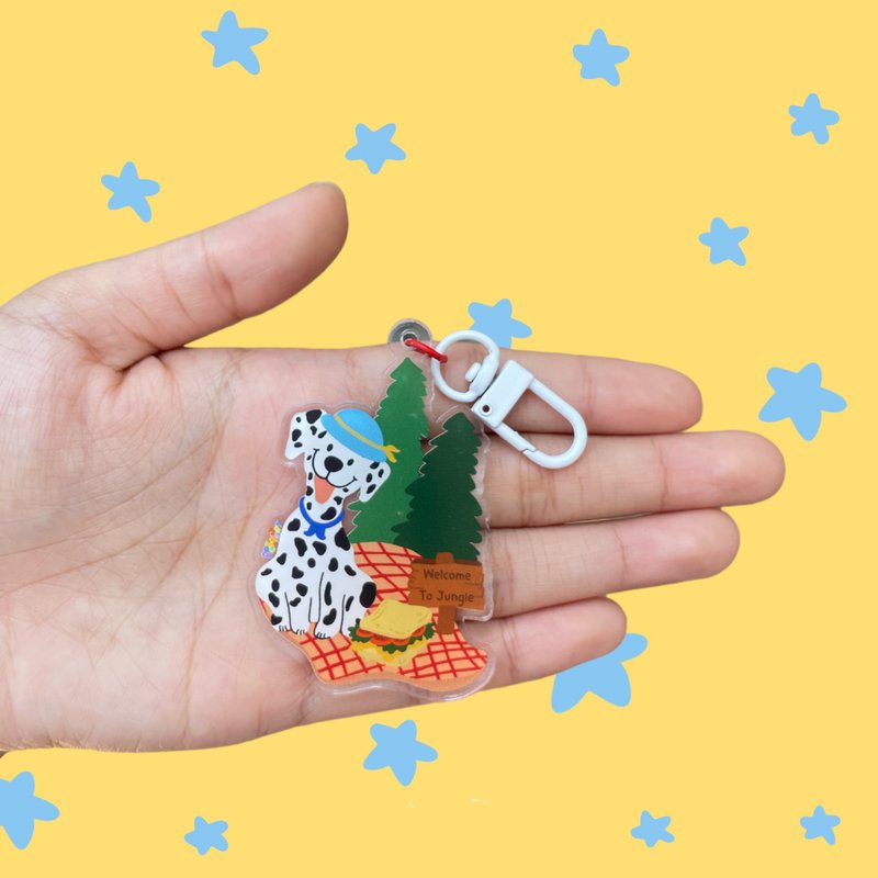 Keychain Dalmatian - 吊飾 - 壓克力 