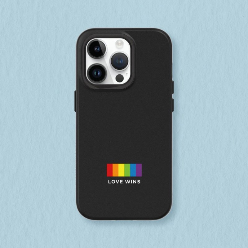 SolidX強化吸震緩衝防摔手機殼∣獨家設計/Love wins-Not alone - 手機殼/手機套 - 塑膠 多色