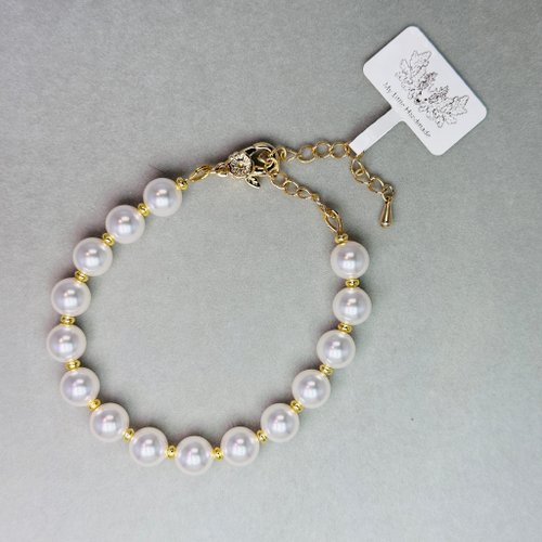 My Little Handmade 手作仔 奧地利Swarovski 珍珠手鏈 JW62H-001