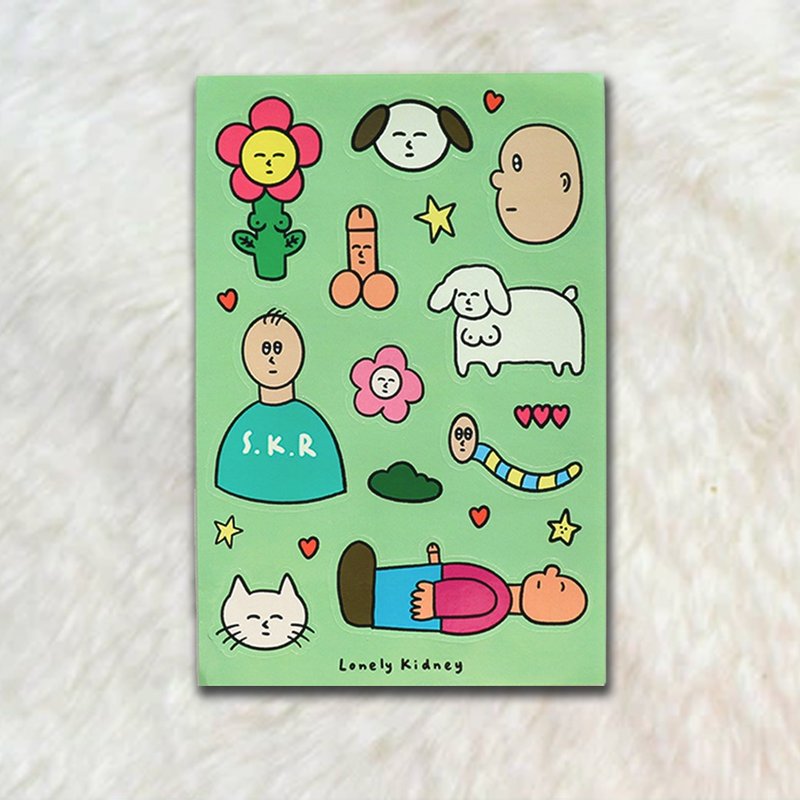 I'm a big slacker | Waterproof stickers - สติกเกอร์ - วัสดุกันนำ้ หลากหลายสี