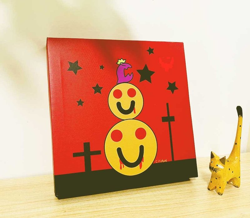 流血餅乾│無框畫canvas print - 海報/掛畫/掛布 - 木頭 