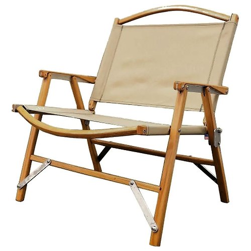 GANN Kermit Chair 白橡木克米特椅(卡其) 戶外露營 休閒 折疊野餐椅