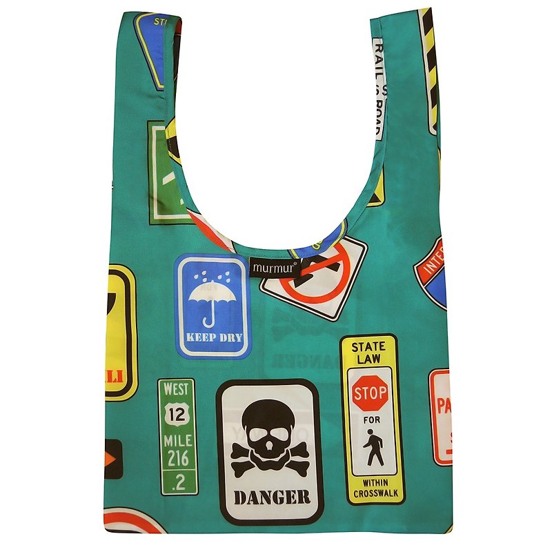 murmur lunch bag / board BDB13 - กระเป๋าถือ - พลาสติก สีเขียว