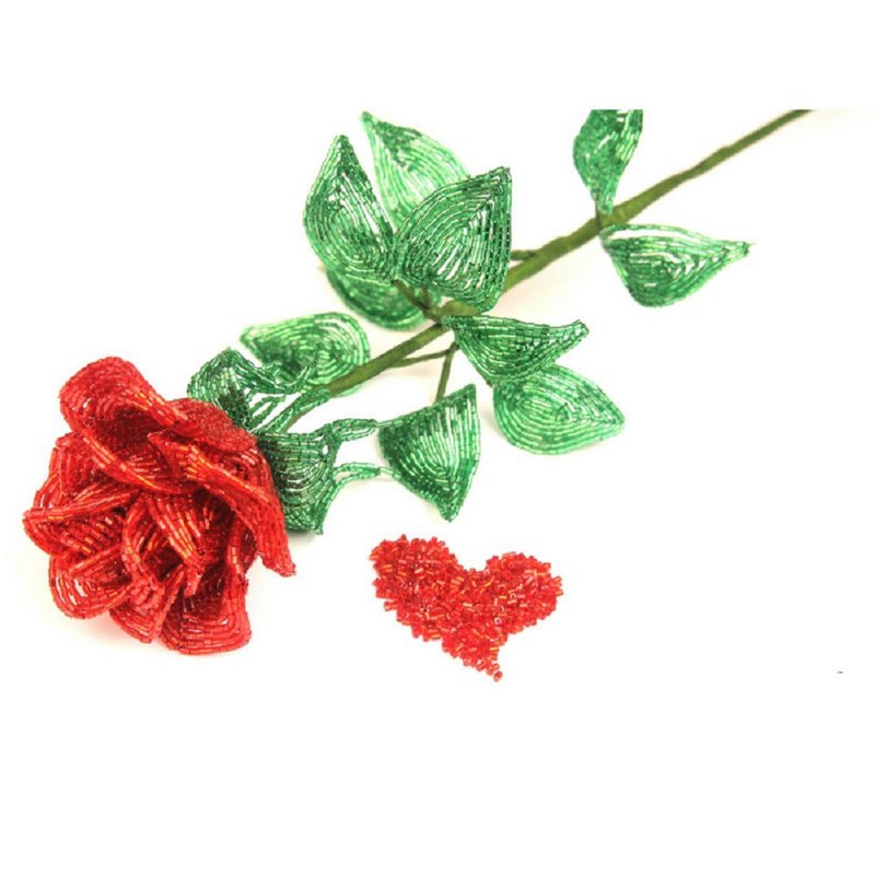 Digital Download - PDF | Beaded Flowers pattern | Rose - 手工藝教學/工具書 - 其他材質 