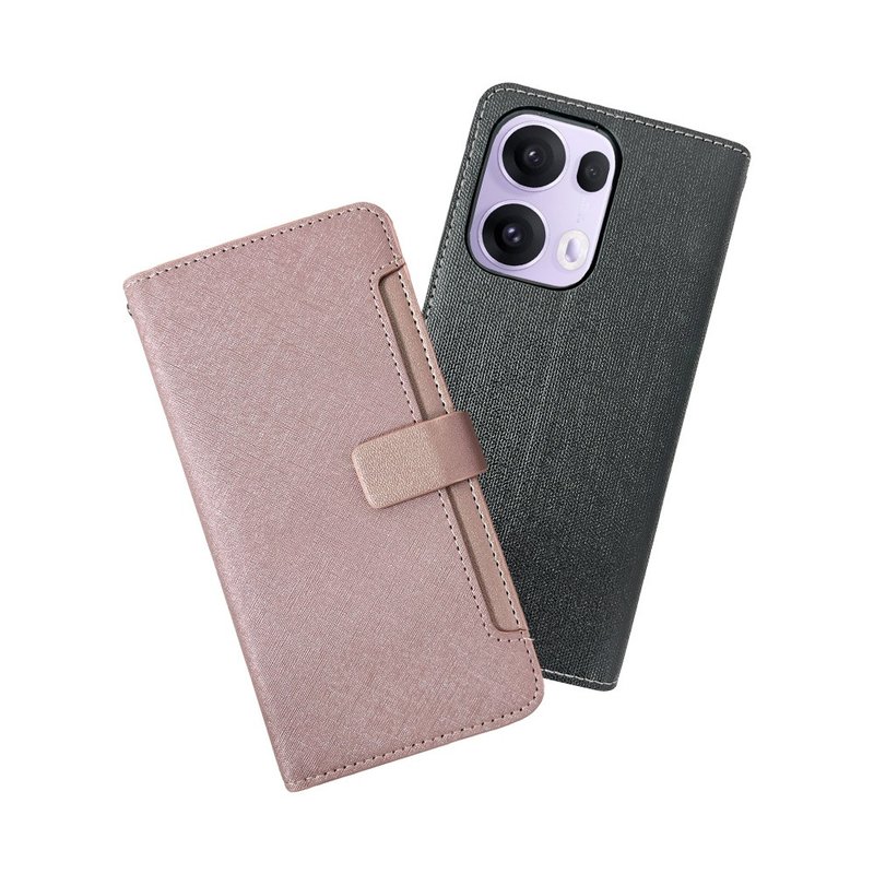 CASE SHOP OPPO Reno 13 / Reno 13 Pro 前收納側掀皮套 - 手機殼/手機套 - 人造皮革 多色