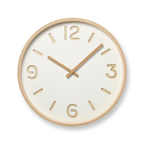 Lemnos 官方旗艦館 Lemnos Thomson Paper 時鐘 - 絹白