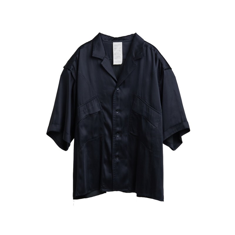 Camp Collar Shirt - 男襯衫/休閒襯衫 - 棉．麻 