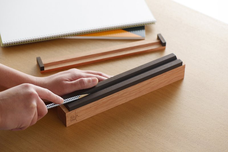 かんな屋がつくる鉛筆削りShin - 筆盒/筆袋 - 木頭 咖啡色