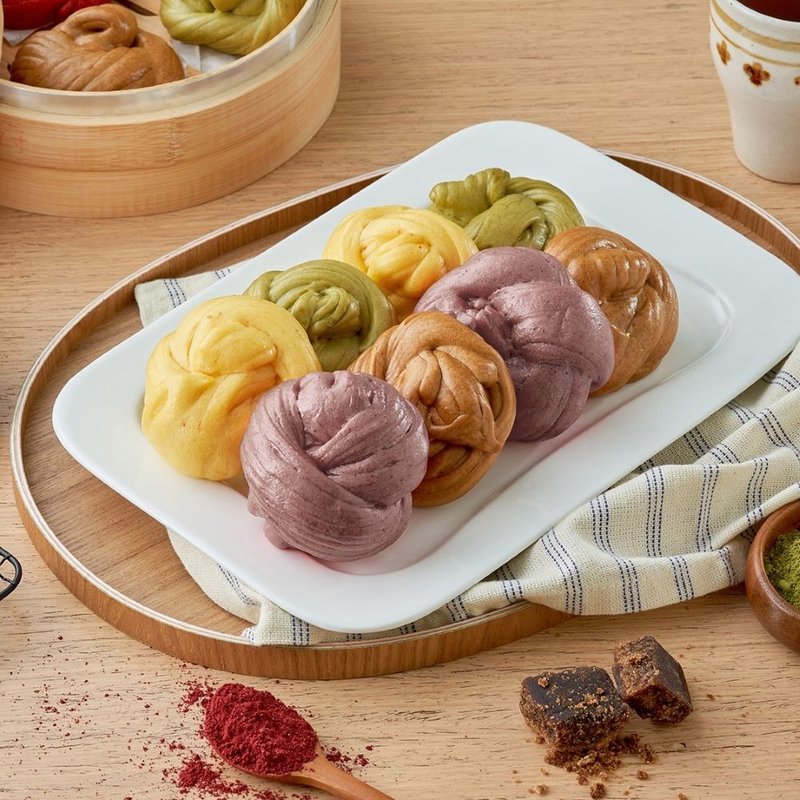 【滿面香】戀煉彩虹卷-8入裝 - 麵包/吐司 - 新鮮食材 