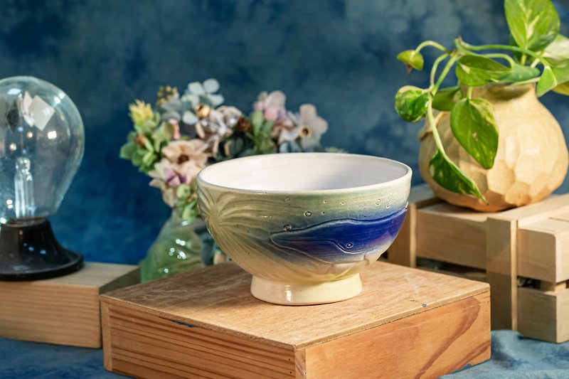 Ocean Series ~ Pottery Bowl - ถ้วยชาม - ดินเผา 
