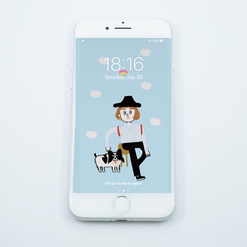 Custom-made Portrait (DIGITAL FILE) | phone wallpaper ,profile picture - วอลเปเปอร์/สติกเกอร์/ไอคอนแอป - วัสดุอีโค หลากหลายสี