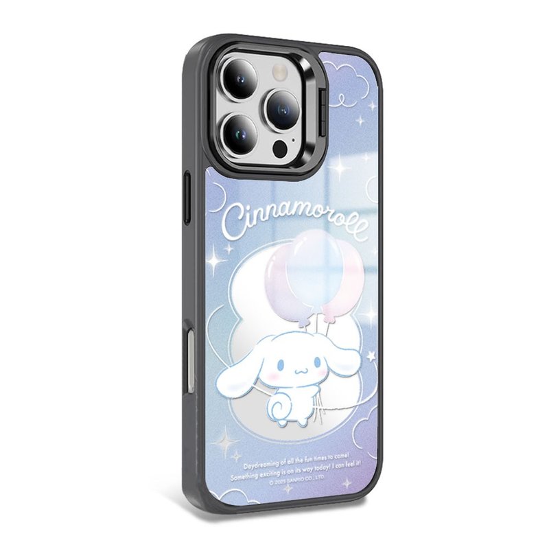 iPhone全系列軍規防摔合金框隱形立架鏡面磁吸殼-蒼穹大耳狗B - 手機殼/手機套 - 其他材質 多色