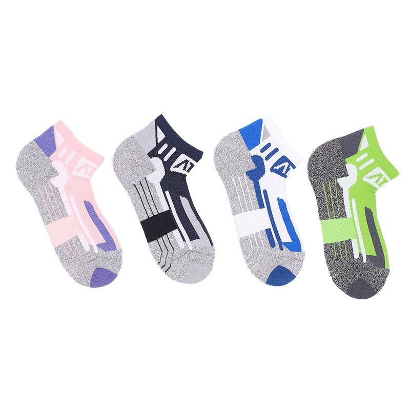 【ATTA】Thick elastic support socks-Pink/Navy Blue/White Blue/Light Green - ถุงเท้า - วัสดุอื่นๆ สีน้ำเงิน